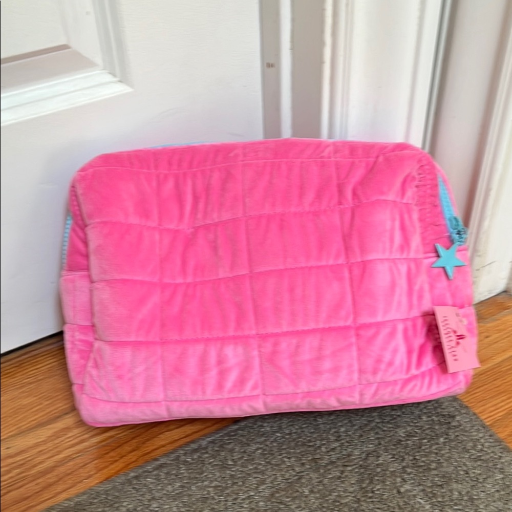 Jeffree Star Pink Quilted Cosmetic Bag